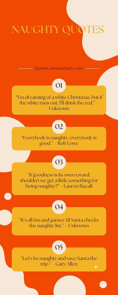 50 Naughty Quotes + Their Meanings/Explanations